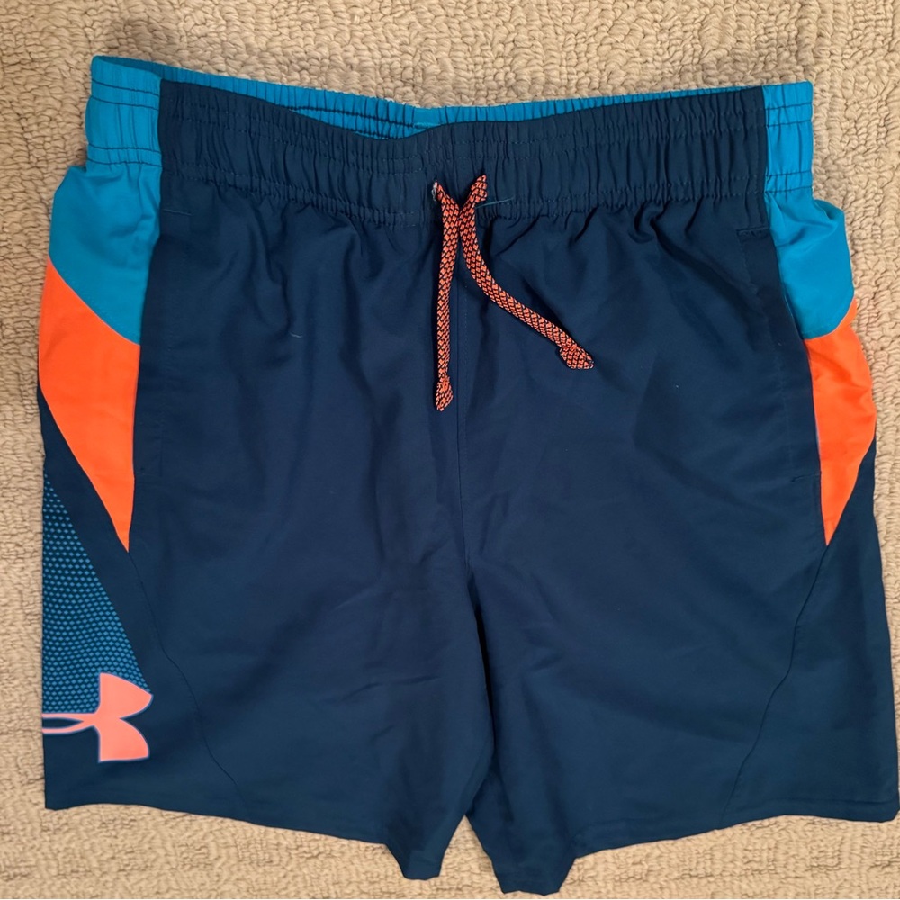 Under Armour Boy’s Medium Blue Athletic Shorts